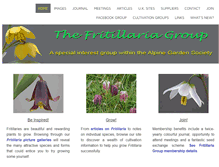 Tablet Screenshot of fritillaria.org.uk